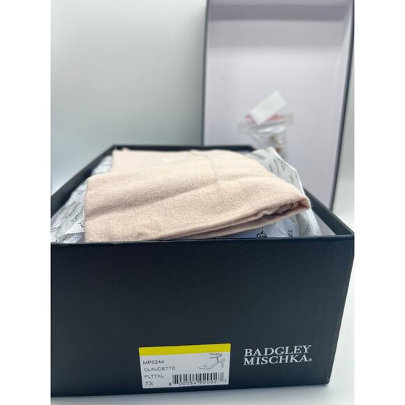 Badgley Mischka Women's Claudette Diamond Evening Heel MP5244 Size 7.5 NIB - Picture 5 of 12